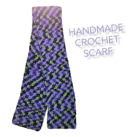 Hand Crafted Accessories - Crochet Scarf Hand Crafted ( SCA4)
